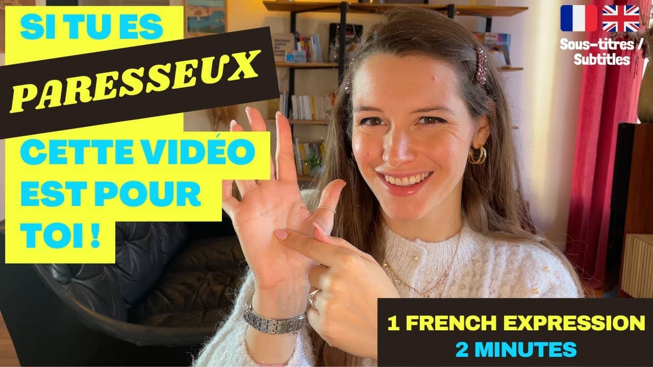 LEARN FRENCH IN 2 MINUTES – French idiom : Avoir un poil dans la main