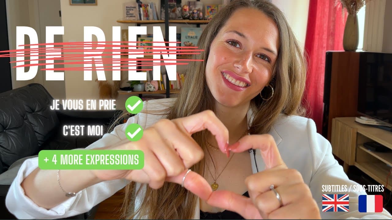 Sagen Sie nicht „de rien" - 6 Möglichkeiten, auf „merci" auf Französisch zu antworten