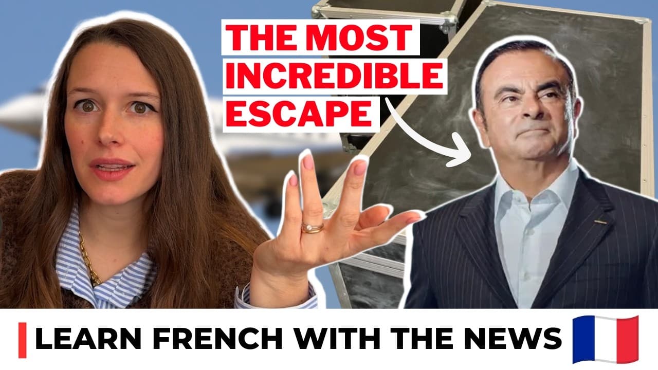 Il s'est évadé du Japon caché dans une caisse - Apprendre le français avec l'actualité #37
