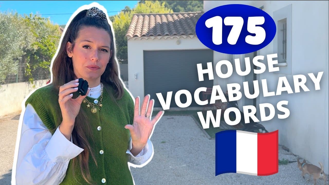 Le vocabulaire de la maison en français : 175 mots 🇫🇷