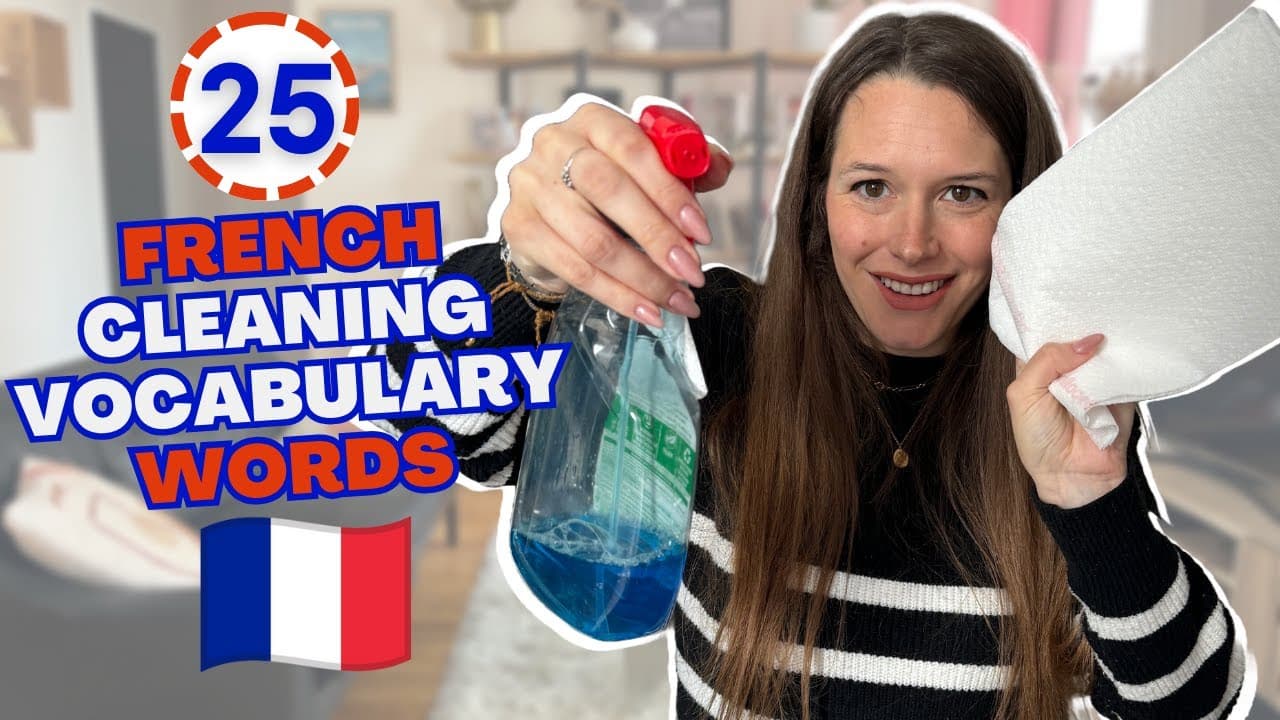 Tarefas domésticas: 25 palavras em francês