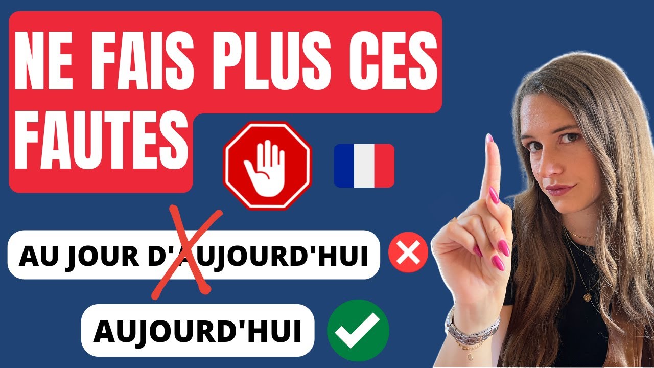 5 speaking mistakes to AVOID in French ❌ (you hear them all the time on TV)