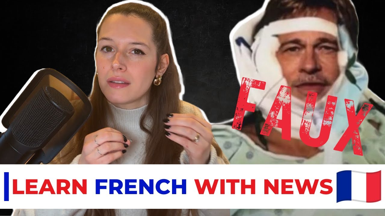 Arnaquée par un faux Brad Pitt - Learn French with News #22
