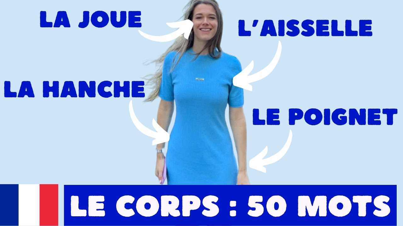 Learn 50 Body words in French + Free PDF Worksheet