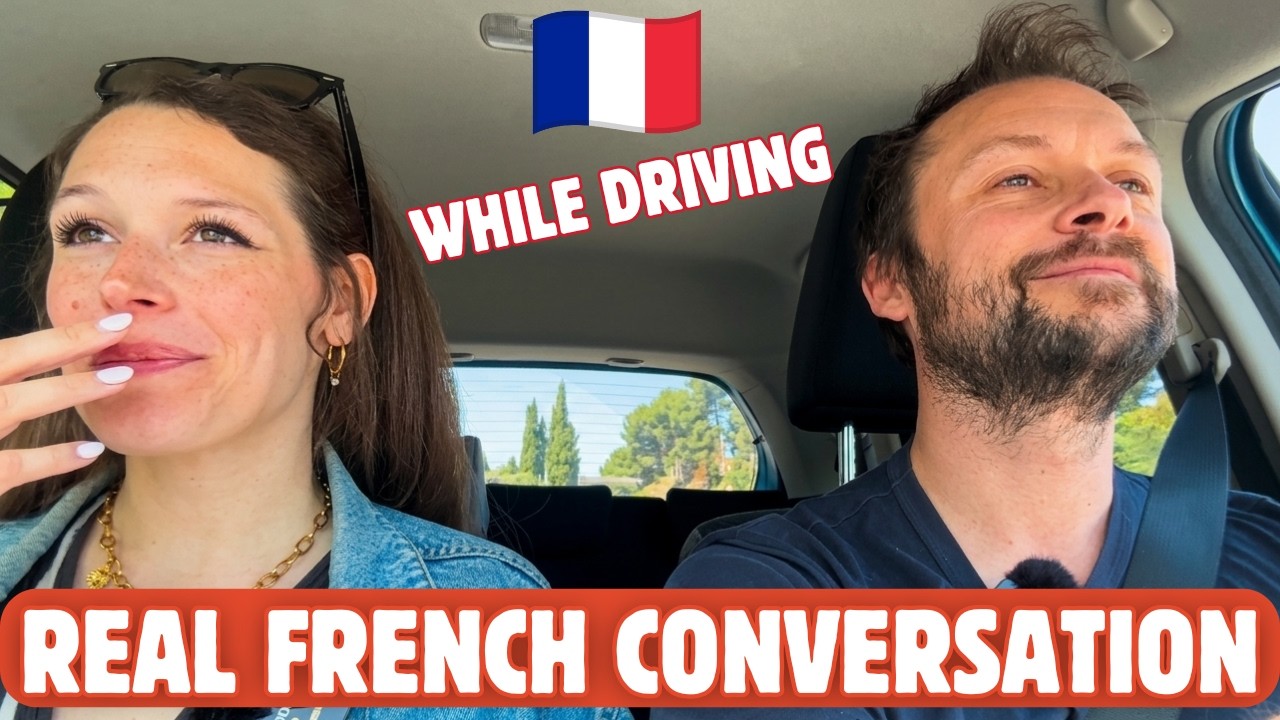 REAL French Conversation with Subtitles – Take a Ride with Us