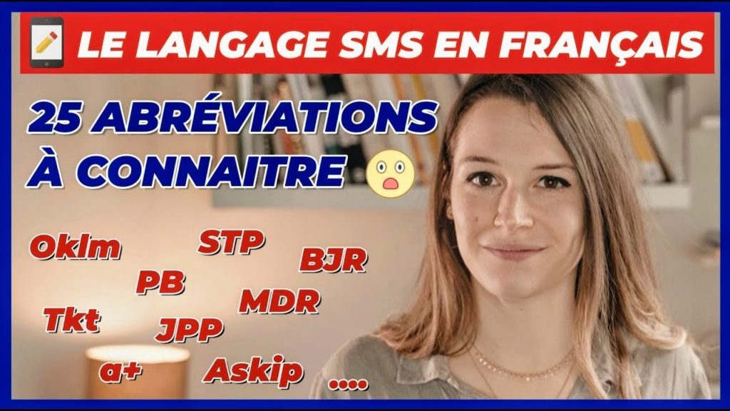langage sms en français
