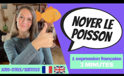 LEARN FRENCH IN 2 MINUTES – French idiom : Noyer le poisson