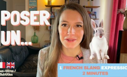 LEARN FRENCH IN 2 MINUTES – French idiom : Poser un lapin