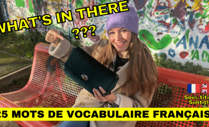 WHAT’S IN MY PURSE? – DAILY FRENCH VOCABULARY LESSON