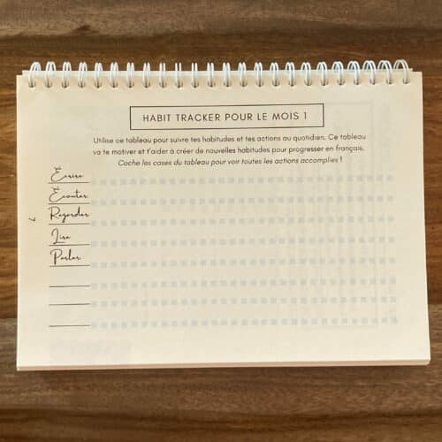French habit tracker