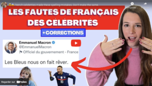 French mistakes of celebrities