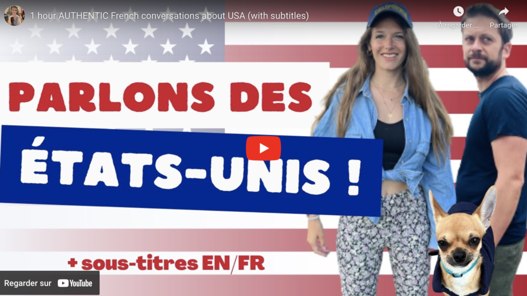 Conversation authentique en français sur les USA